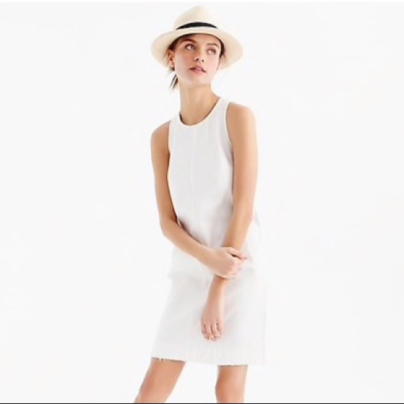J. Crew Dresses & Skirts - J. Crew White Denim Shift Dress